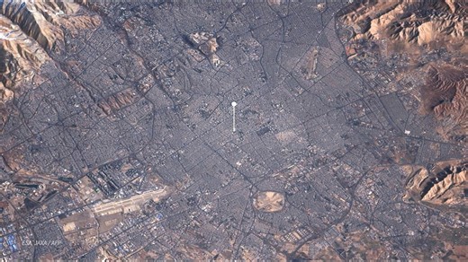 Animated map: Tehran House of Leadership (Beite Rahbari), Iran