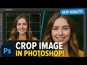 How to Crop a Picture in Photoshop (Fast & Easy Guide for Beginners | Keep Resolution)