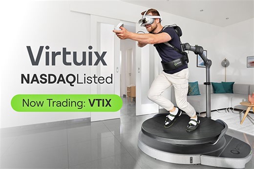 Virtuix Debuts on Nasdaq With 138% YoY Growth, Pioneering Movement in AI-Generated Worlds with 360-Degree Treadmill