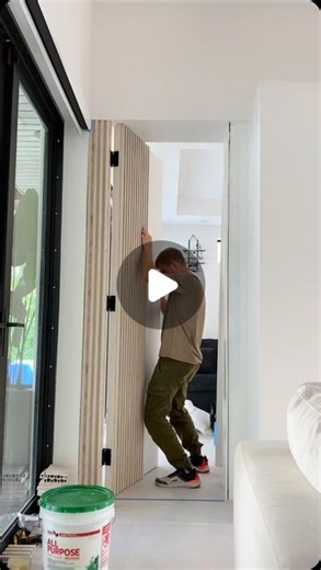 CUSTOM CABINETS | WALL PANELS | Hide the door 👐🏼 … #wallpanel #wood #woodveneer #woodpaneling #interiordesign #wallpanels #miamidesign #carpentry #millwork #installation... | Instagram