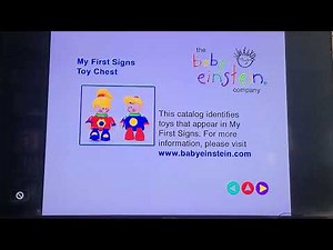 Baby einstein my first signs 2007 dvd menu walk-through
