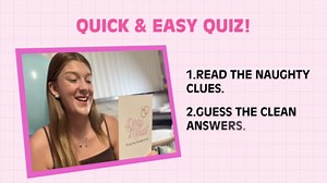 TDC Games Dirty Minds Bridal Shower Games for Adults, Bachelorette Party Quiz with Naughty Clues for 25 Guests, Funny Wedding Shower Games