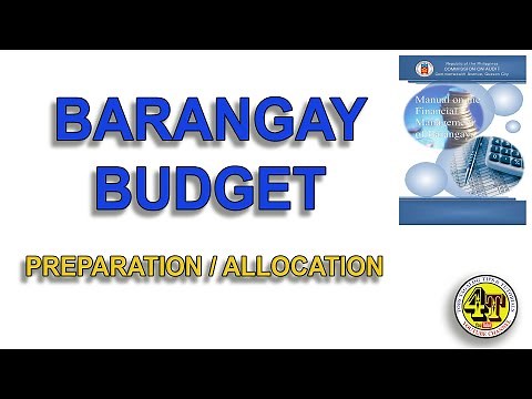 BARANGAY ANNUAL BUDGET | BUDGET PREPARATION | BUDGET ALLOCATION