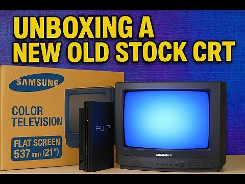 Samsung CRT Unboxing