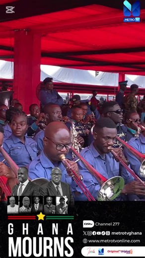 Sights and Sounds from the ongoing State Funeral for the Gallant 8 🇬🇭🖤 #RIPFallenHeroes #MetroNews | Metro TV Ghana