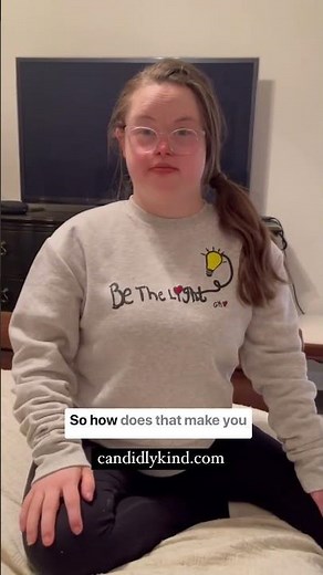 WAIT FOR IT! 😍 Who better to talk about Down syndrome awareness than Grace, a young woman with Down