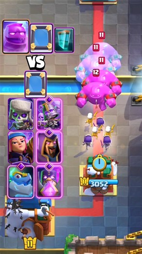 Elixir Golem+Mirror+Clone Vs Troops Evo+Mirror, Which one defends 100%?#clashroyale