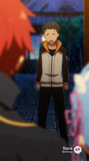 Subaru CATCHES Rem and Reinhard in a Steamy Dinner Moment?! #rezero #anime #shorts