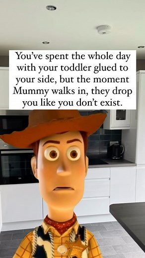 Dec Ronson on Instagram: "When you’ve been the toddler’s shadow all day, but the second Mum walks in, you become invisible  Like and follow @parent.dad for more video content for parenting laughs  #parenthumor #parentinghumour #parentingtoddlers #dadlife #mumlife #toddlerparents #parents #parentingmemes #parentingreels #toddler"