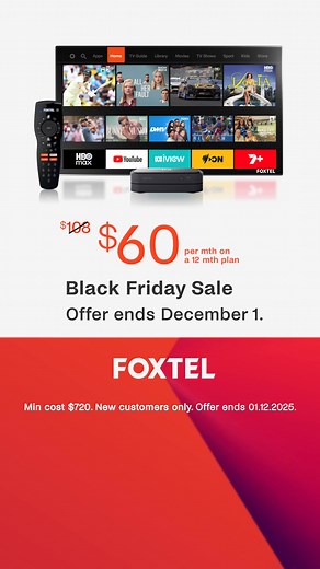 The best Black Friday deals are orange 📺 ✅ Watch over 50 sports live ✅ The latest drama and entertainment ✅ Foxtel Originals and Lifestyle ✅ And HBO Max included Offer ends 01.12.2025. | Foxtel