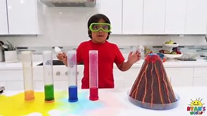 Volcano science experiment for Kids to do at home with Vinegar and Baking Soda!!!