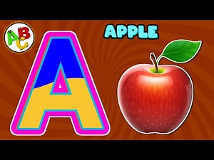 A is for Apple 🍎 | ABC Cartoon Rhymes for Kids | Alphabet Phonics Song | By- ABC SONG'S