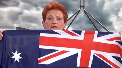 1M views · 43K reactions | One Nation Leader Pauline Hanson calls out the Greens Party, suggesting they are “afraid” of the Australian flag. | Sky News Australia | Facebook