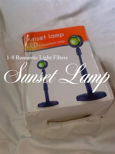 Sunset Lamp 8 Colors #sunset #lamp #sunsetlamp #fyp #trendin