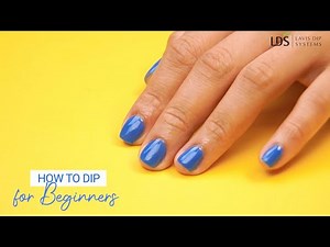 HOW TO DIP: A Perfect Color Dip Manicure on Natural Nails