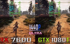 RX 7600 vs GTX 1080Ti_哔哩哔哩_bilibili