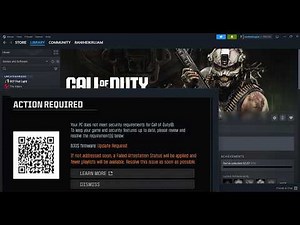 Fix Call of Duty WARZONE Error BIOS FIRMWARE UPDATE REQUIRED/FAILED ATTESTATION STATUS On PC