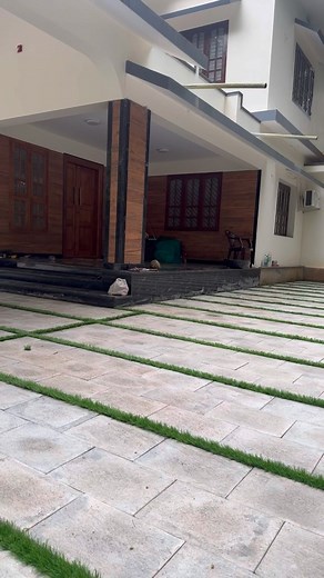 ROYAL LUXURY INTERLOCK PAVER on Instagram: "LUXURY OUTDOOR INTERLOCK DESIGN ✨#pavers #outdoortiles #luxurytiles #construction #interlock #interlockdesign #interlockpavers #moodbidri #udupi"
