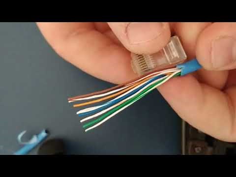COMO CRIMPAR RJ45 (FAZER CABO DE REDE)