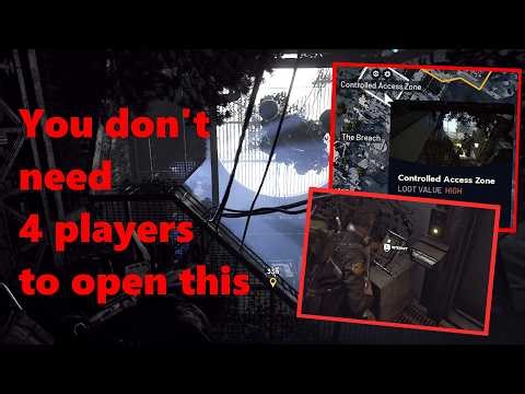 You don't need 4 players to enter Controlled Access Zone loot room at The Dam | Arc Raiders