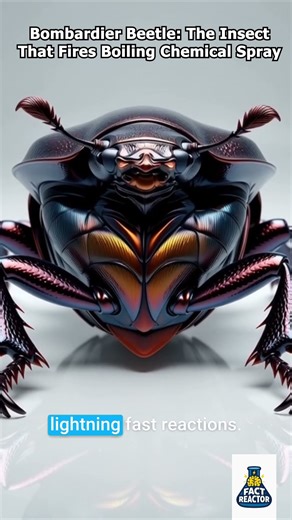 Bombardier Beetle: The Insect That Fires Boiling Chemical Spray 🔥🐞