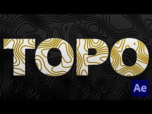 Topographic Textures in Adobe After Effects