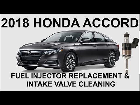 2018 Honda Accord Fuel Injector Replacement & Intake Valve Cleaning - 1.5L Turbo 10th Generation