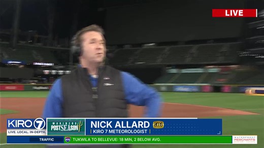 9.9K views · 25 reactions | Who's going to ALCS Game 4 today at T-Mobile Park? Here's a look at the forecast with Nick Allard KIRO 7. | KIRO 7 News | Facebook