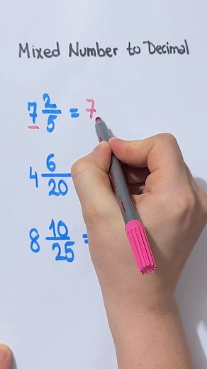 1.9K views | mixed number to decimal.... | Wisdom Way | Facebook