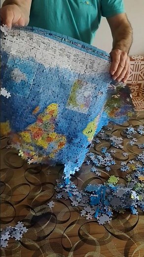 The World 🌎 Map Jigsaw Puzzle, 2000 pieces #puzzle