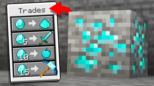 Minecraft but I can trade with blocks