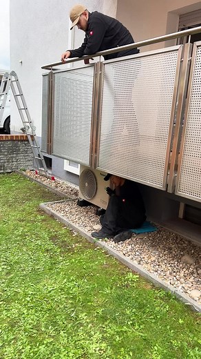 Outdoor Air Conditioning Unit Inspection and Repair