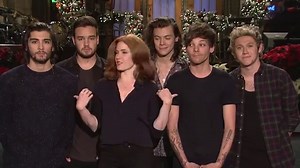 Amy Adams Gets One Direction Under the Mistletoe in Funny Saturday Night Live Promo—Did It Work?! Watch Now