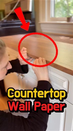 I Refreshed My Kitchen Counters for Almost Nothing #lifehacks #diy #kitchendecor