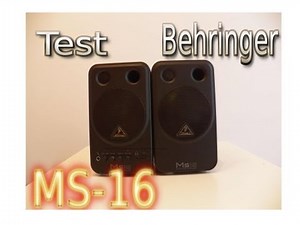 Test und Check Behringer MS 16 Monitor System