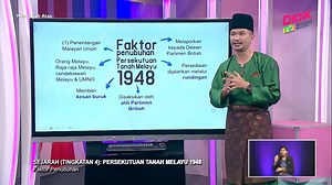 Terdapat beberapa faktor yang mempengaruhi penubuhan persekutuan tanah melayu 1948. Tonton video bertajuk Persekutuan Tanah Melayu 1948 (Tingkatan 4) mata pelajaran Sejarah di aplikasi Youtube ntv7 Malaysia. | ntv7malaysia | Facebook