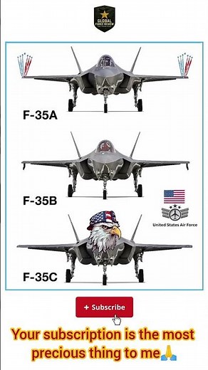 F-35 Variants Compared: A vs B vs C 🇺🇲 What's the Difference? |#aviation #usa #f35 #aviationlovers