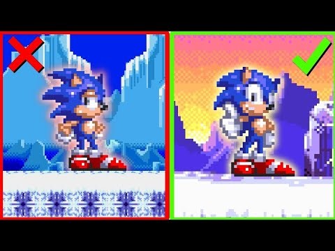 Ice Cap Zone... But with a BETTER Backround?