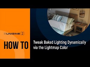 How To Tweak Baked Lighting Dynamically via the Lightmap Color - UNIGINE 2 Quick Tips