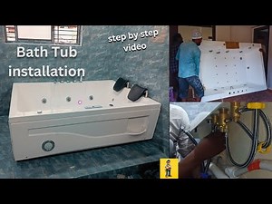 Step-by-Step Bathtub Installation Video | #jacuzzitub #jaquar