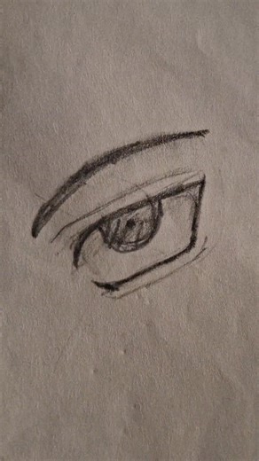 How to Draw Anime Eyes in 15 Seconds! 👁️✨#AnimeDrawing #HowToDraw #MangaArt