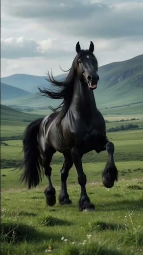 Black Stallion 🔥🔥🐺 #horse #animal #freedom