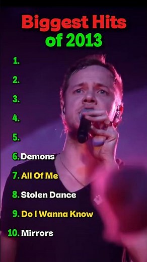 Biggest Hits of 2013! 🎶