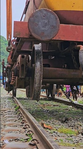Heavy recovery operation after a freight train derailment | #safety #train #railtrack #railway