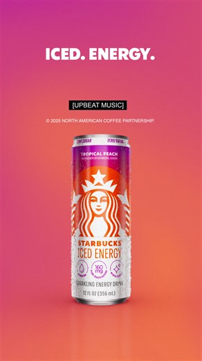 Hydrate and energize with NEW Starbucks® Iced Energy. Available in three refreshing fruity flavors to help you meet the afternoon fresh. | Starbucks