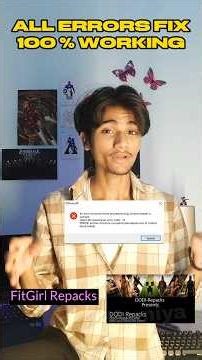 Repack Games Not Installing? 😱 Fix All Errors in 1 Minute!🔥🚀#shorts