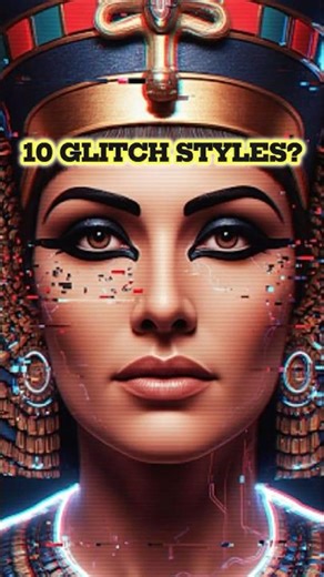 10 GLITCH STYLES? The Last Pharaoh Transformation 🤯 #Shorts