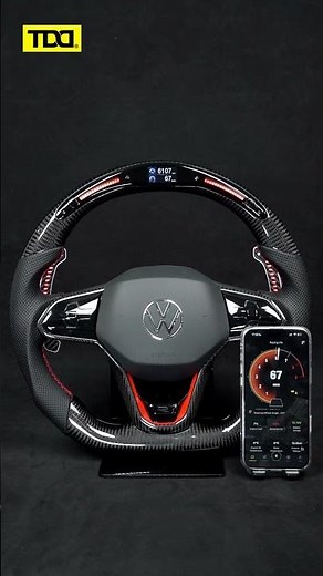 Carbon Fiber Steering Wheel｜LED Steering Wheel｜Magnetic Paddle Shifters｜Magnetic LED Paddle Shifters