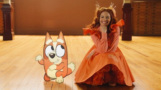 382K views · 19K reactions | Come along with Bingo to her very own dance lesson with the wonderful Emma Watkins! 並 Plié away to new #Bluey Dance Mode album: bluey.lnk.to/DanceMode | Bluey | Facebook