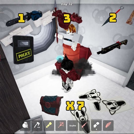 Open Ruby Chests in 99 Nights In The Forest #roblox #99nightintheforest #baros